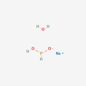molecular formula H4NaO3P B8006939 sodium;hydroxyphosphinite;hydrate 