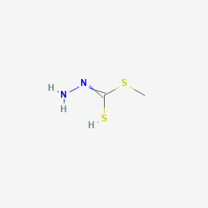 molecular formula C2H6N2S2 B8007005 methylsulfanylmethanehydrazonothioic acid 