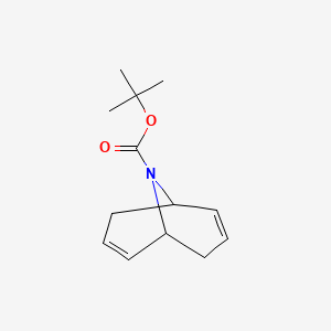 molecular formula C13H19NO2 B8007159 tert-Butyl 4a,7-dihydro-1H-dicyclopenta[b,c]azete-4(3aH)-carboxylate 