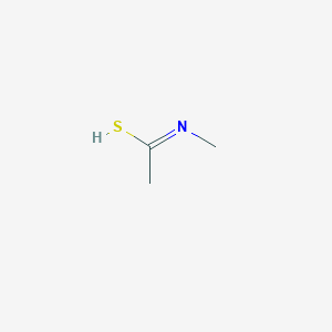 molecular formula C3H7NS B8007261 N-methylethanimidothioic acid 