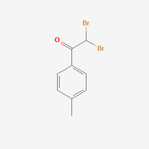 molecular formula C9H8Br2O B080073 2,2-Dibromo-1-(4-methylphenyl)ethanone CAS No. 13664-98-7