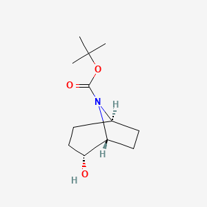 molecular formula C12H21NO3 B8007524 endo-8-Boc-2-hydroxy-8-azabicyclo[3.2.1]octane 