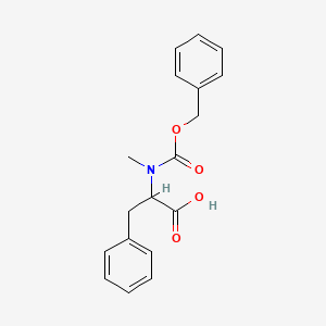 molecular formula C18H19NO4 B8007567 Cbz-N-methyl-DL-phenylalanine 