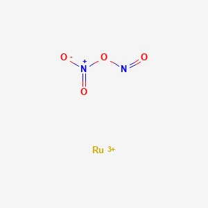 molecular formula N2O4Ru+3 B8007571 Ruthenium(III) nitrosylnitrate 
