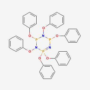 molecular formula C36H30N3O6P3 B8008079 Hexaphenoxycyclotriphosphazene 
