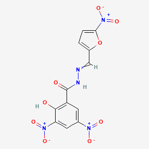 molecular formula C12H7N5O9 B8008093 NIFURSOL 