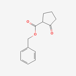 molecular formula C13H14O3 B8008404 Benzyl 2-oxocyclopentane-1-carboxylate 