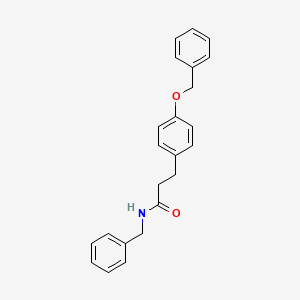 molecular formula C23H23NO2 B8008452 N-benzyl-3-[4-(benzyloxy)phenyl]propanamide 