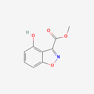 molecular formula C9H7NO4 B8008723 Methyl 4-hydroxybenzo[d]isoxazole-3-carboxylate 