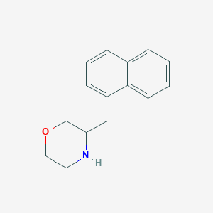 molecular formula C15H17NO B8009892 3-(1-Naphthylmethyl)morpholine HCl 