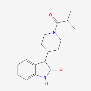 3-(1-Isobutyrylpiperidin-4-yl)indolin-2-one