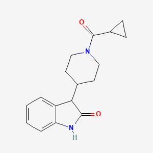3-(1-(Cyclopropanecarbonyl)piperidin-4-yl)indolin-2-one