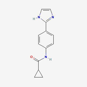 N-[4-(1H-Imidazol-2-YL)phenyl]cyclopropanecarboxamide