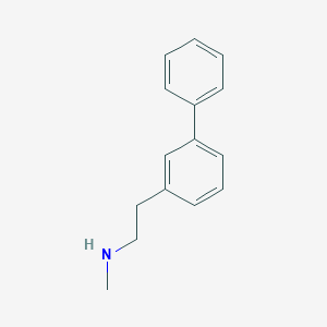 molecular formula C15H17N B8010151 N-Methyl-[1,1'-biphenyl]-3-ethanamine 