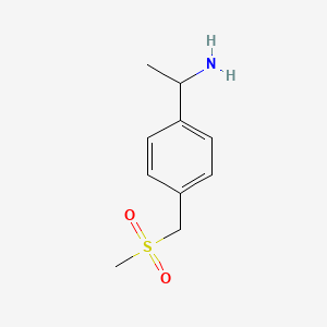 alpha-Methyl-4-[(methylsulfonyl)methyl]-benzenemethanamine