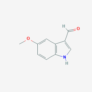 molecular formula C10H9NO2 B080102 5-Methoxyindole-3-carboxaldehyde CAS No. 10601-19-1
