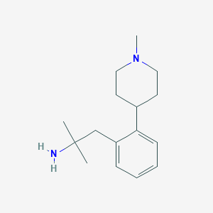 2-Methyl-1-(2-(1-methylpiperidin-4-yl)phenyl)propan-2-amine