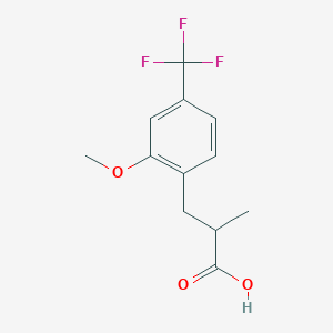 3-(2-Methoxy-4-trifluoromethylphenyl)-2-methylpropionic acid