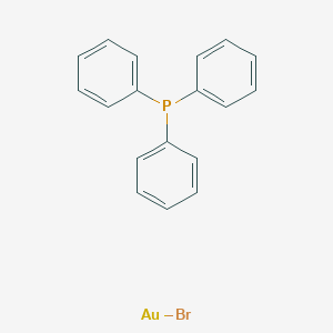 molecular formula C18H15AuBrP B080104 Bromo(triphenylphosphine)gold CAS No. 14243-65-3