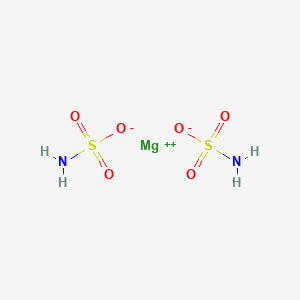 molecular formula H4MgN2O6S2 B080109 Sulfamic acid, magnesium salt (2:1) CAS No. 13770-91-7