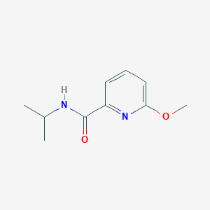 molecular formula C10H14N2O2 B8010962 N-Isopropyl-6-methoxypyridine-2-carboxamide 