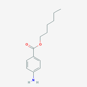 molecular formula C13H19NO2 B080110 Hexyl 4-aminobenzoate CAS No. 13476-55-6