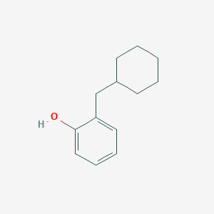 molecular formula C13H18O B8011237 2-(Cyclohexylmethyl)phenol 