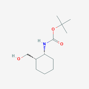 molecular formula C12H23NO3 B8011477 rac-tert-butyl N-[(1R,2S)-2-(hydroxymethyl)cyclohexyl]carbamate 