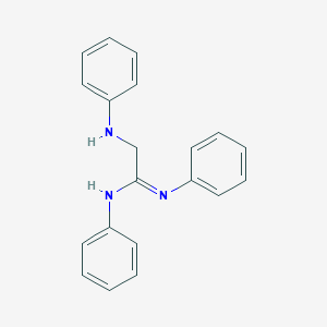 molecular formula C20H19N3 B080115 2-anilino-N,N'-diphenylethanimidamide CAS No. 14181-81-8