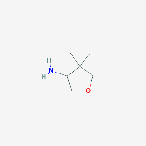 4,4-Dimethyltetrahydrofuran-3-amine