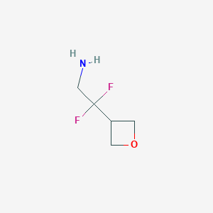 2,2-Difluoro-2-(oxetan-3-yl)ethan-1-amine