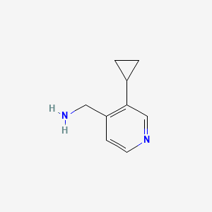 C-(3-Cyclopropyl-pyridin-4-yl)-methylamine