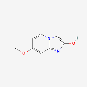 molecular formula C8H8N2O2 B8011860 7-Methoxy-imidazo[1,2-a]pyridin-2-ol 