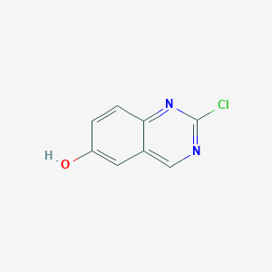 molecular formula C8H5ClN2O B8011876 2-Chloroquinazolin-6-ol CAS No. 1036755-97-1