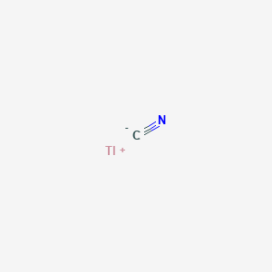 molecular formula CNTl B080120 Thallous cyanide CAS No. 13453-34-4