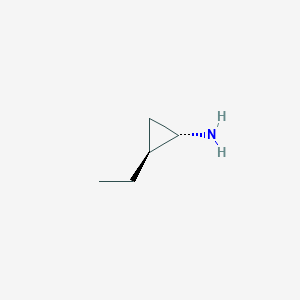 molecular formula C5H11N B8012032 (1S,2S)-2-Ethyl-cyclopropylamine 