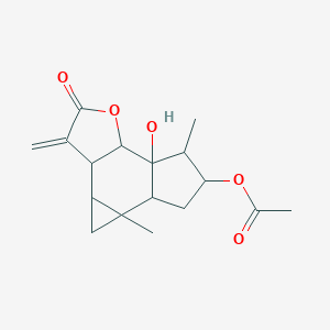molecular formula C17H22O5 B080121 Axivalin CAS No. 13048-24-3