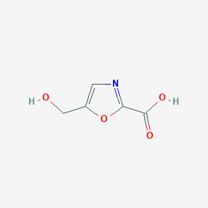 molecular formula C5H5NO4 B8012205 5-(Hydroxymethyl)-1,3-oxazole-2-carboxylic acid 