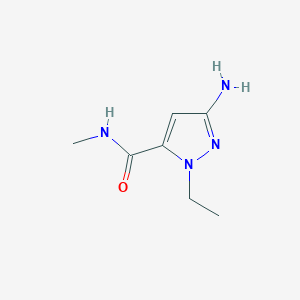 3-amino-1-ethyl-N-methyl-1H-pyrazole-5-carboxamide
