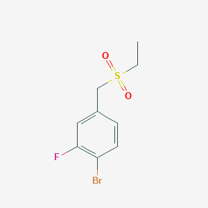 1-Bromo-4-((ethylsulfonyl)methyl)-2-fluorobenzene
