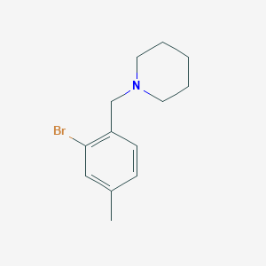 1-(2-Bromo-4-methylbenzyl)piperidine
