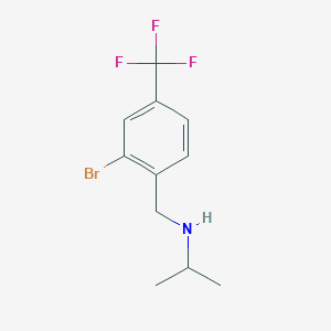 (2-Bromo-4-trifluoromethyl-benzyl)-isopropyl-amine