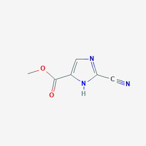 methyl 2-cyano-1H-imidazole-5-carboxylate