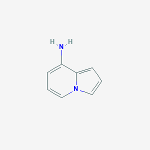 molecular formula C8H8N2 B8012501 indolizin-8-amine 
