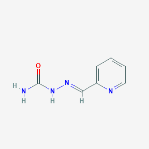 molecular formula C7H8N4O B080126 2-Pyridylformaldehyde semicarbazone CAS No. 13370-79-1