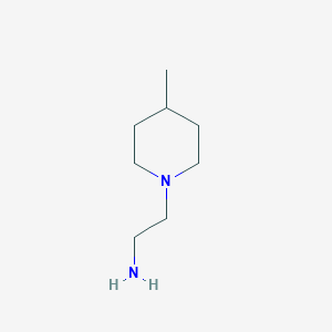 molecular formula C8H18N2 B080129 2-(4-甲基哌啶-1-基)乙胺 CAS No. 14156-95-7