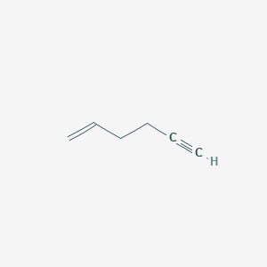 molecular formula C6H8 B080130 1-己烯-5-炔 CAS No. 14548-31-3