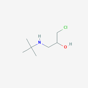 molecular formula C7H16ClNO B080132 1-(Tert-butylamino)-3-chloropropan-2-ol CAS No. 13156-02-0