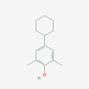 molecular formula C14H20O B080136 4-Cyclohexyl-2,6-xylenol CAS No. 10570-68-0
