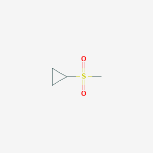 molecular formula C4H8O2S B8013738 Methylsulfonylcyclopropane 